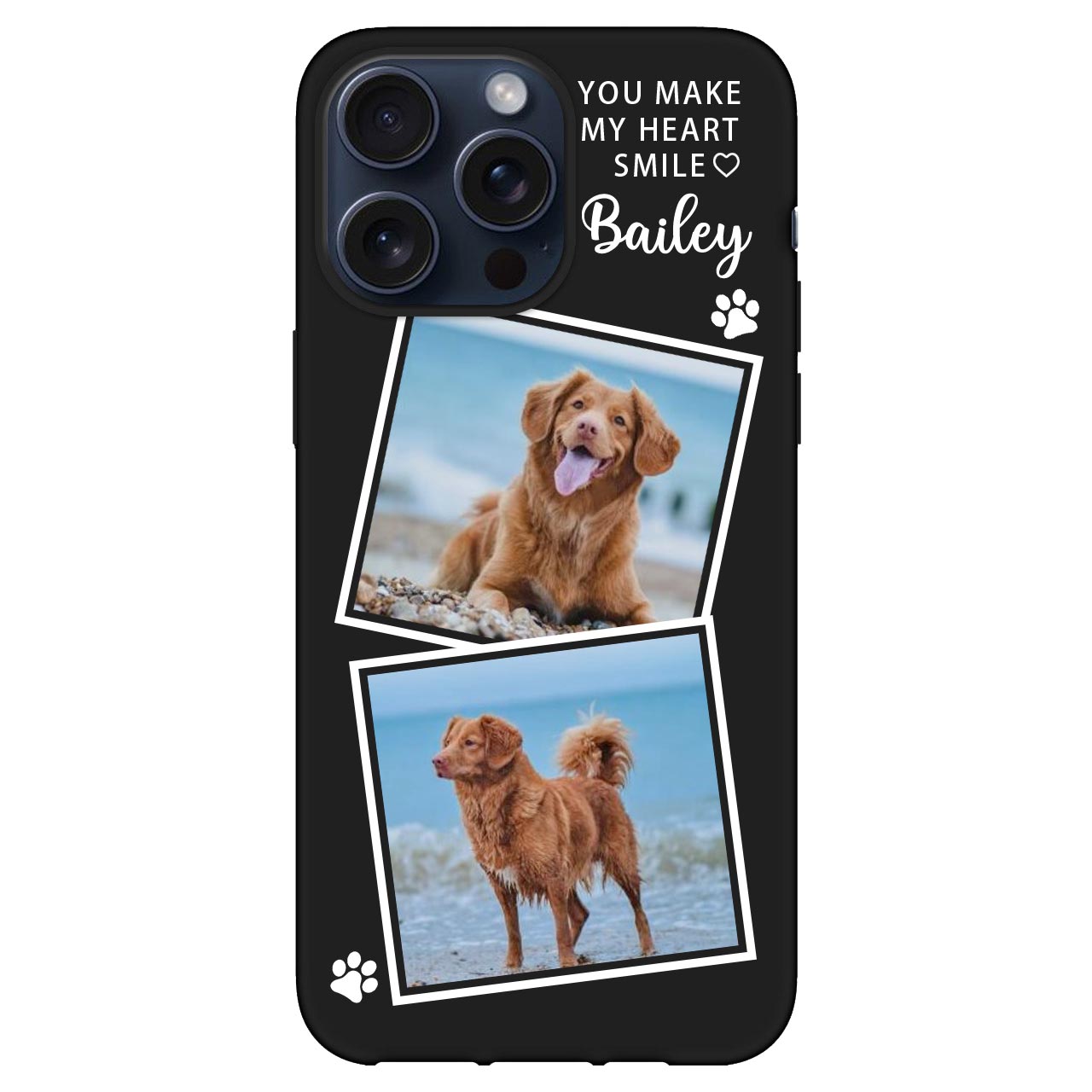 Photo Collage Pet Quote - Upload Your Photo to Create a Customized Phone Case
