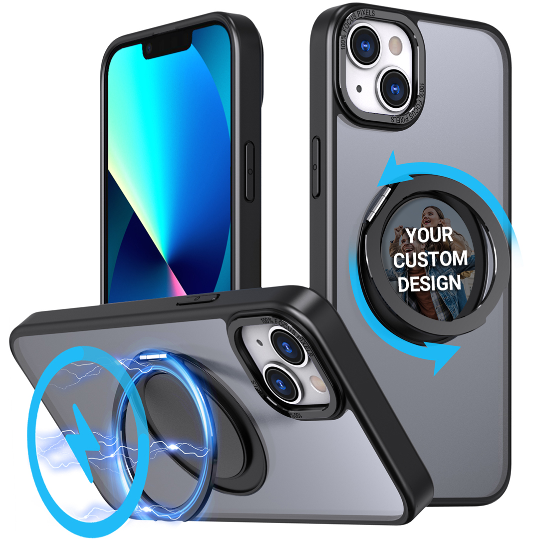 Custom for iPhone 13 Flexible Kickstand MagSafe Case