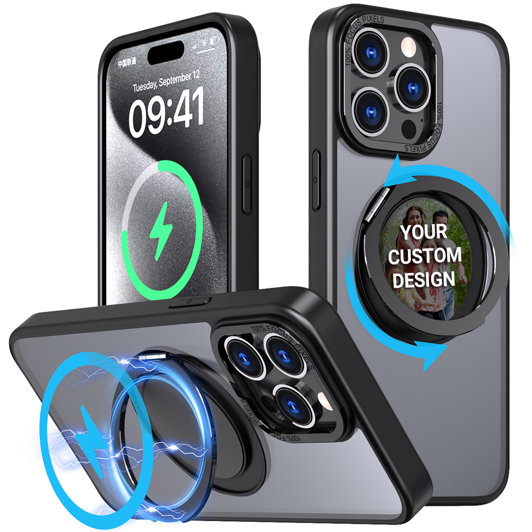 Custom for iPhone 14 Pro Flexible Kickstand MagSafe Case