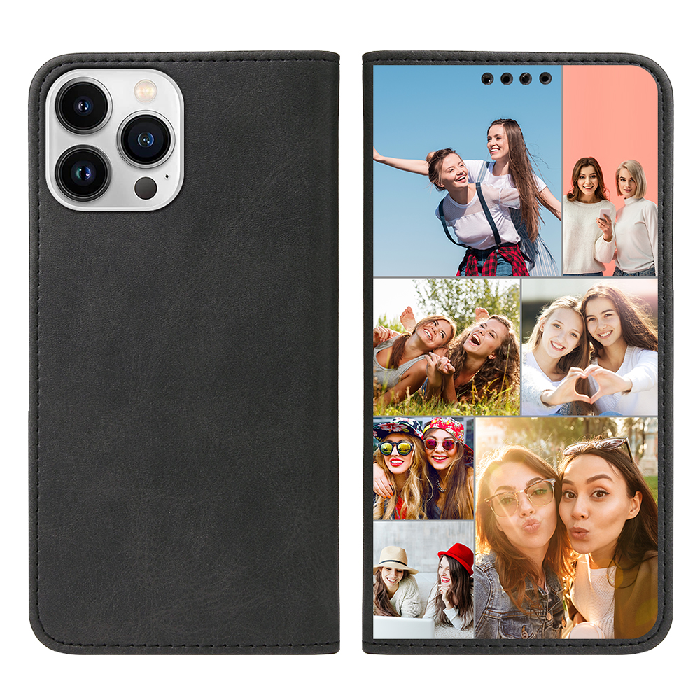 Custom for iPhone 15 Pro Max Flip Wallet Case