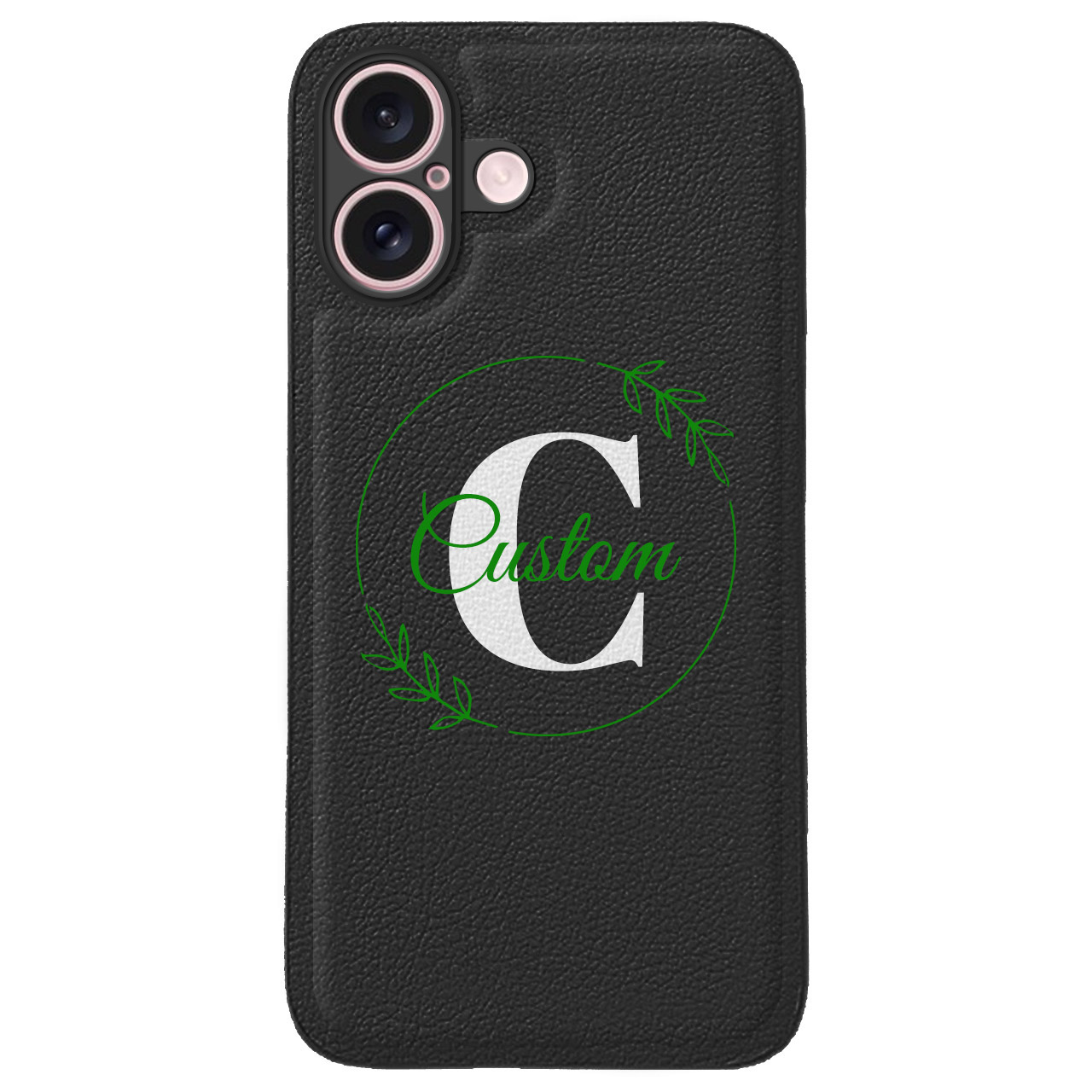 Custom for iPhone 16 Cute Leather Case