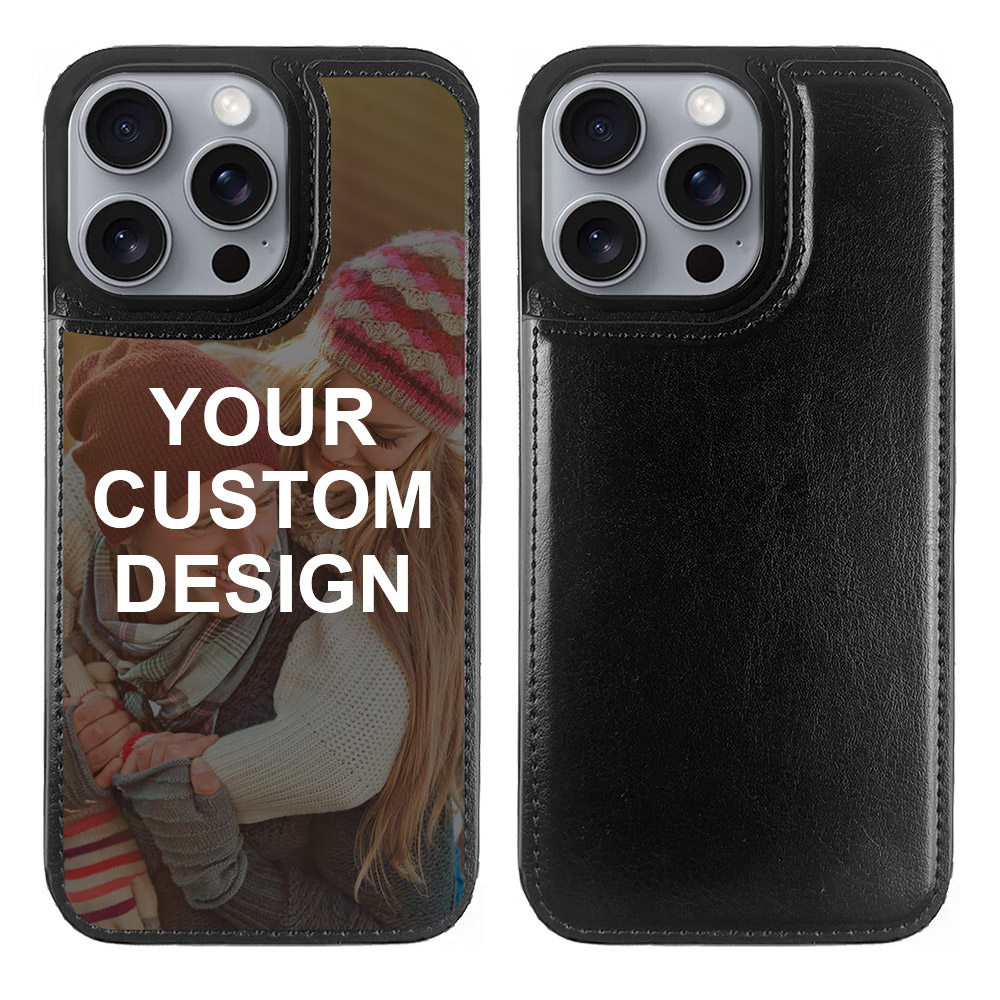 Custom for iPhone 16 Pro Max Card Holder Wallet Case
