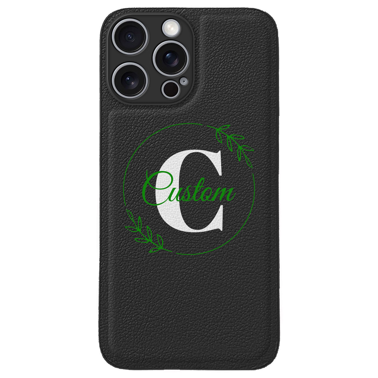 Custom for iPhone 16 Pro Max Cute Leather Case