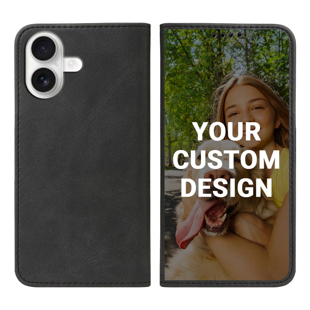 Custom for iPhone 17 Flip Wallet Case