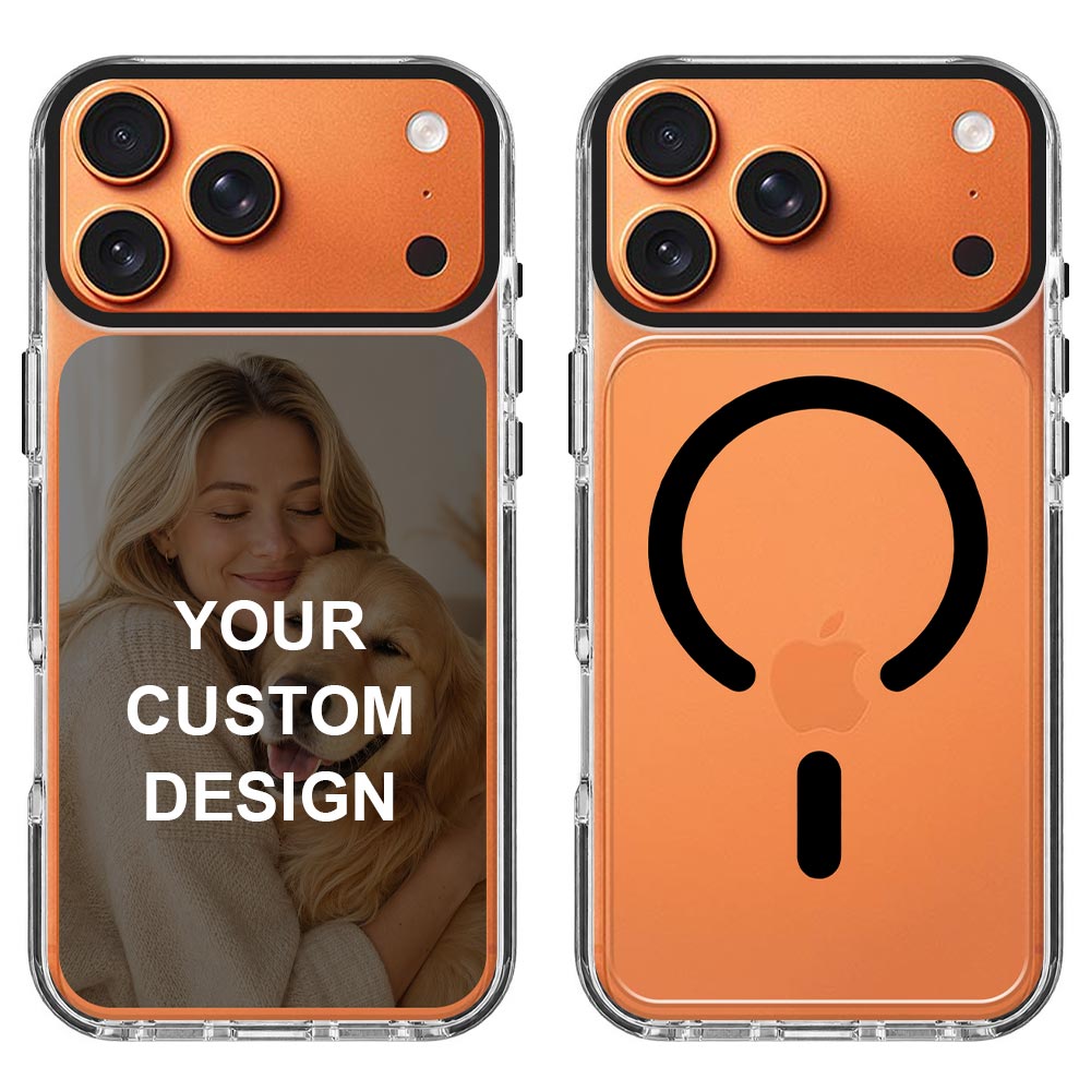 Custom for iPhone 17 Pro Max Clear Magnetic Case