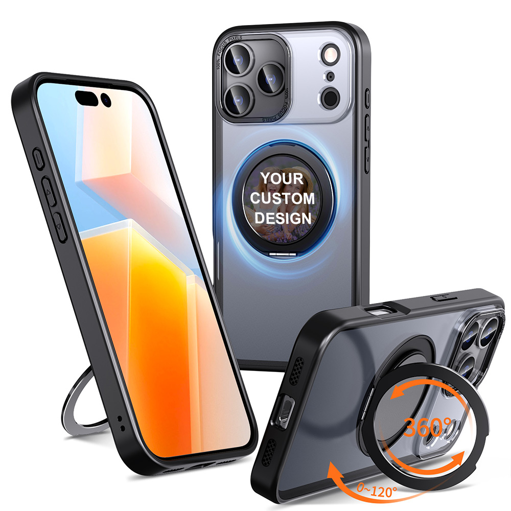 Custom for iPhone 18 Pro Max Flexible Kickstand MagSafe Case