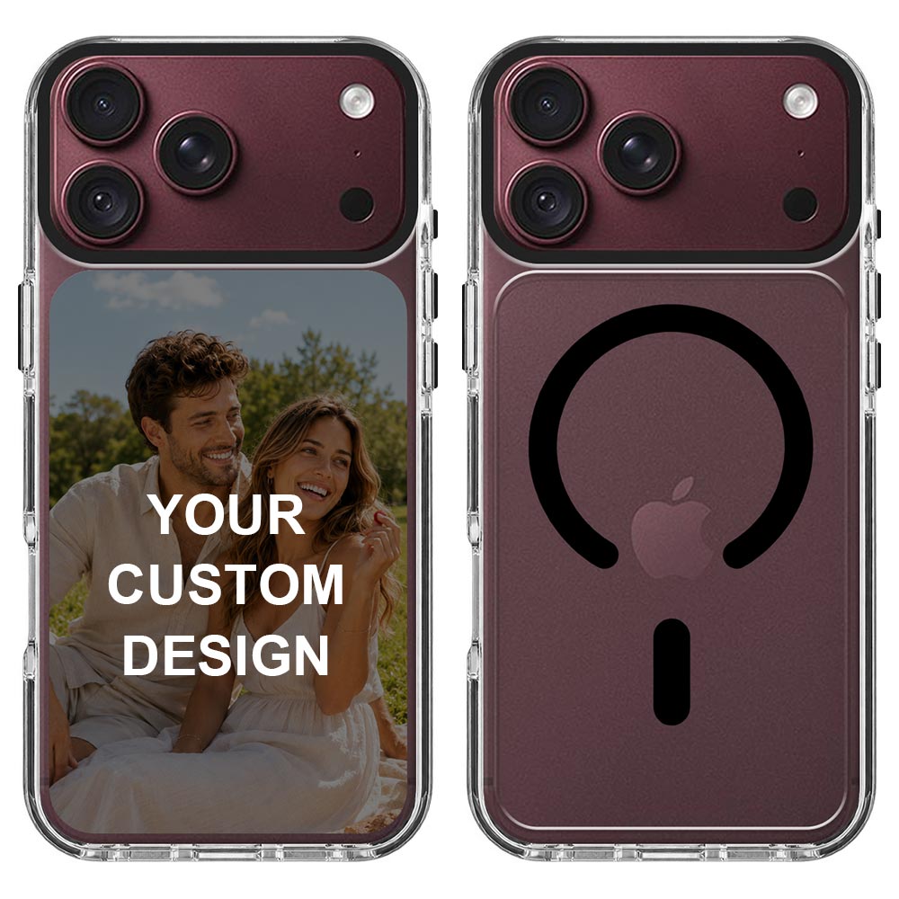 Custom for iPhone 18 Pro Max Clear Magnetic Case