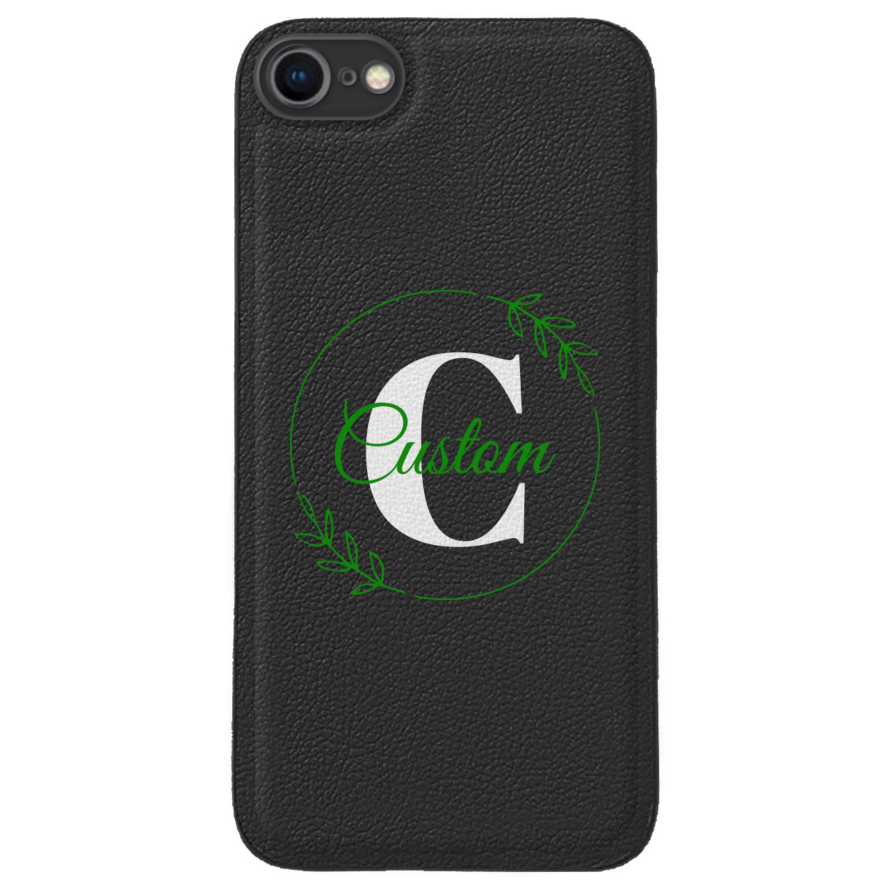 Custom for iPhone 8 Cute Leather Case