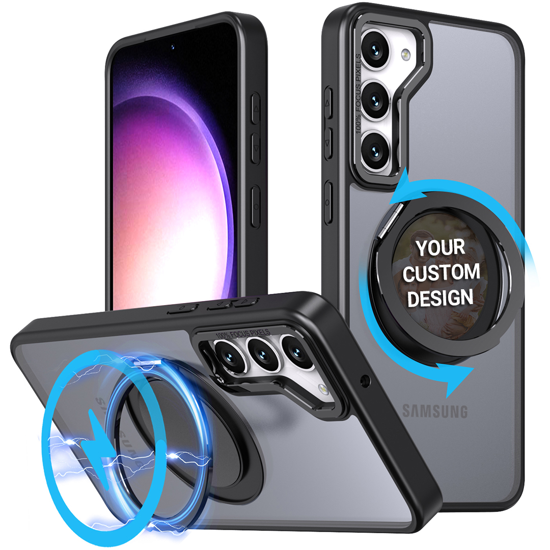 Custom for Galaxy S23 Plus 5G Flexible Kickstand MagSafe Case
