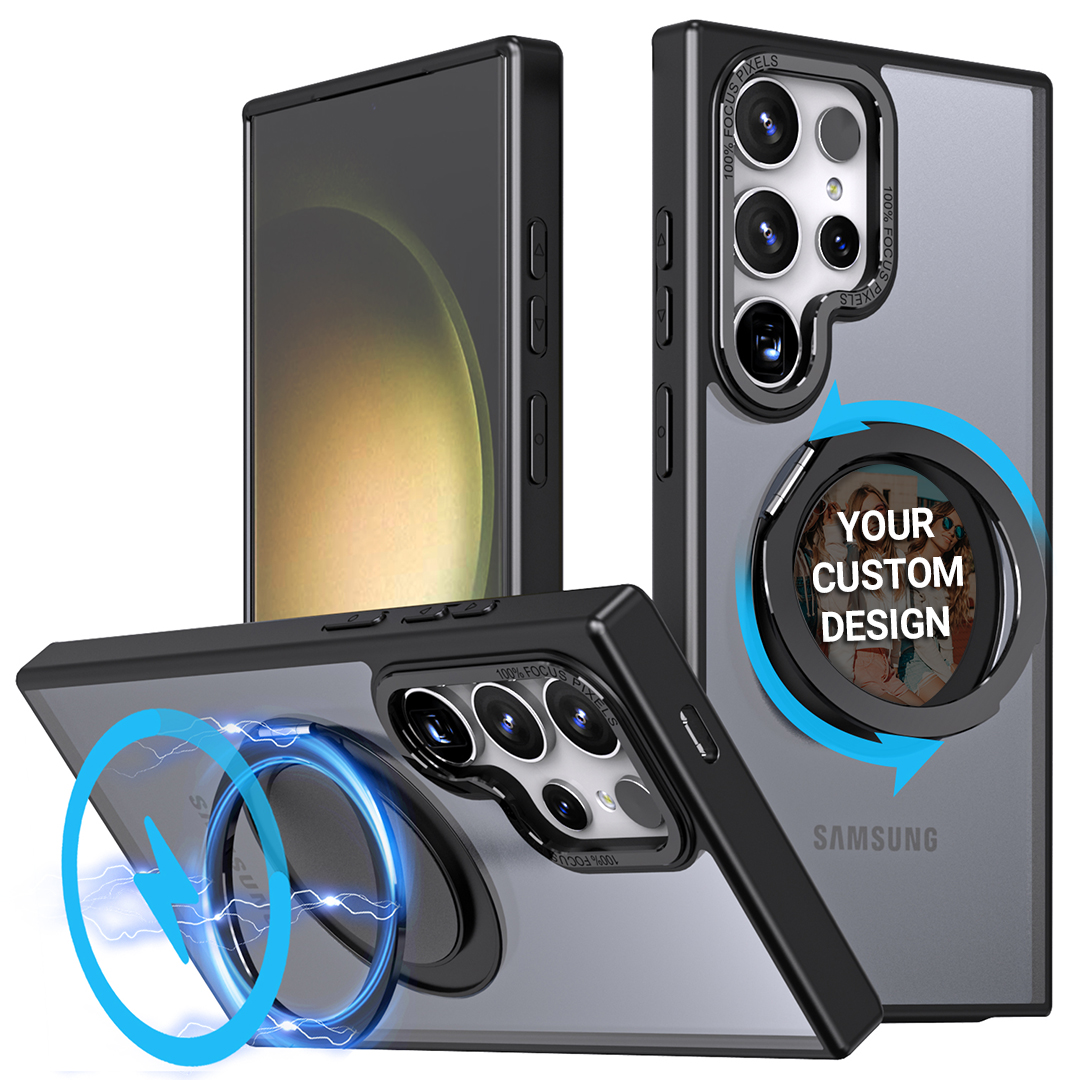 Custom for Galaxy S24 Ultra 5G Flexible Kickstand MagSafe Case